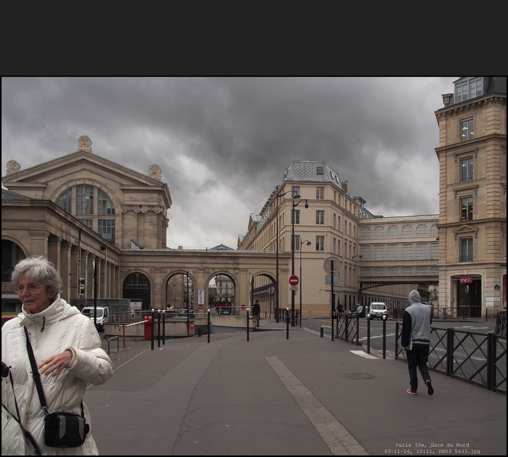 Rue Maubeuge an der Gare du Nord, Paris 10e