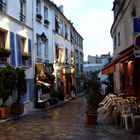 rue Poulbot (am Montmartre) abends