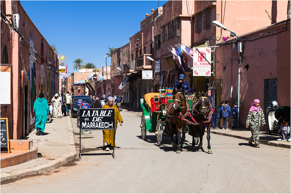 Rue Riad Zitoun el Jdid, Marrakesch ...