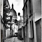 Rue St Rustique à Montmartre