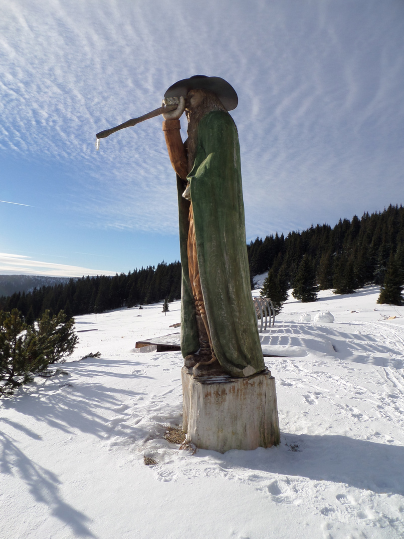 Rübezahl mit Eiszapfen