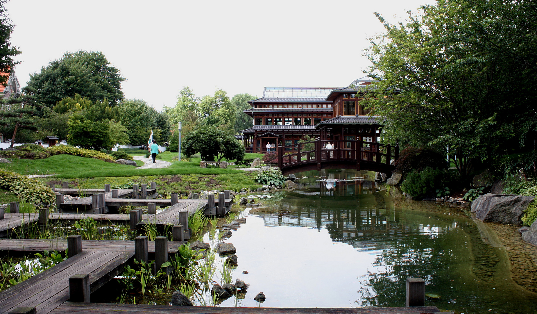 Rückblick auf einen Besuch im japan. Garten