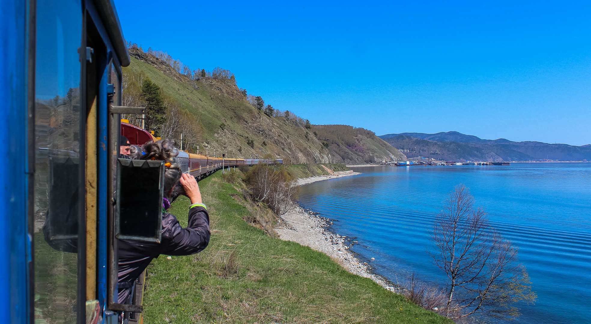 Rückblick auf Port Baikal