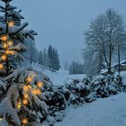 Rückblick auf Weihnachten 2014 - Blick aus unserem Haus