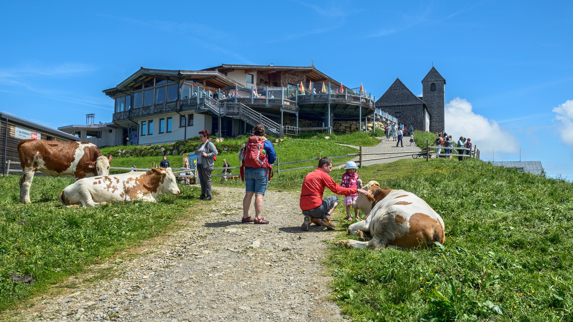 Rückblick vor einem Jahr auf der Hohen Salve