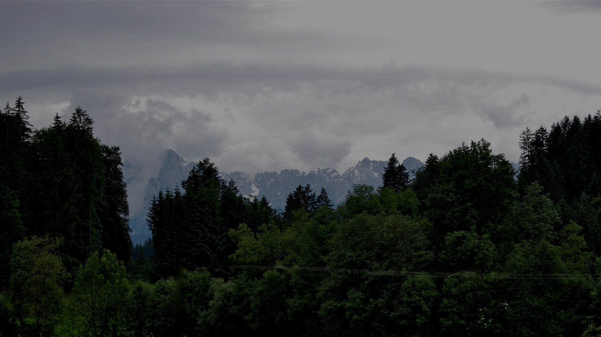 Rückblick zum Kaisergebirge…