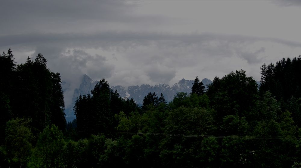 Rückblick zum Kaisergebirge…