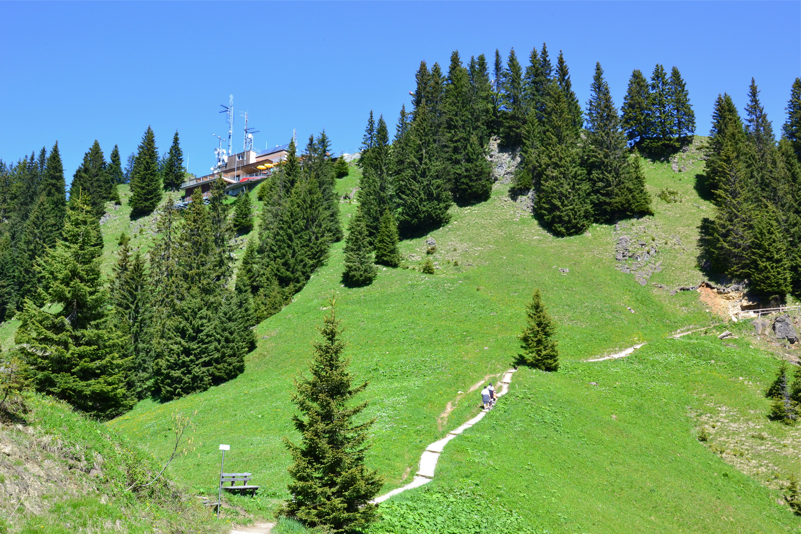 Rückblick zur Laberbergstation…