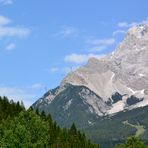 Rückblick zur Zugspitze…