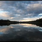 Rückersdorfer See nach einem Gewitter