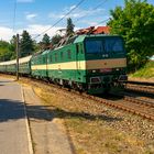 Rückfahrt der slovakischen Doppellok nach Prag