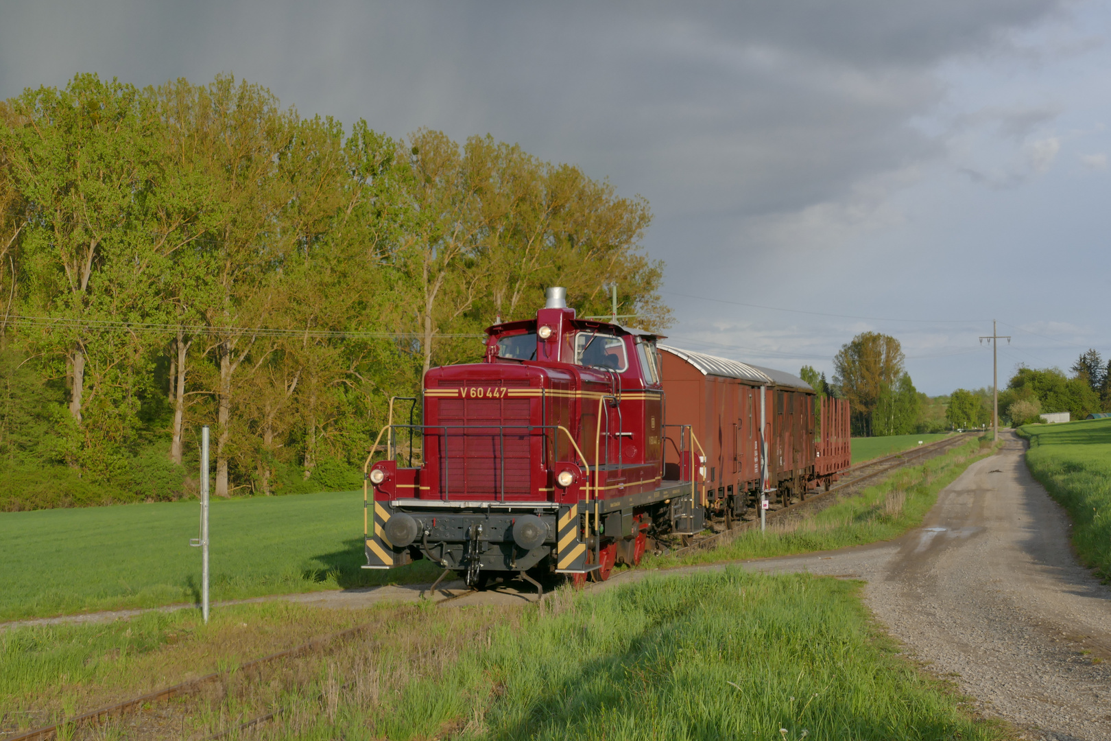 Rückfahrt nach Fladungen- vor Nordheim-