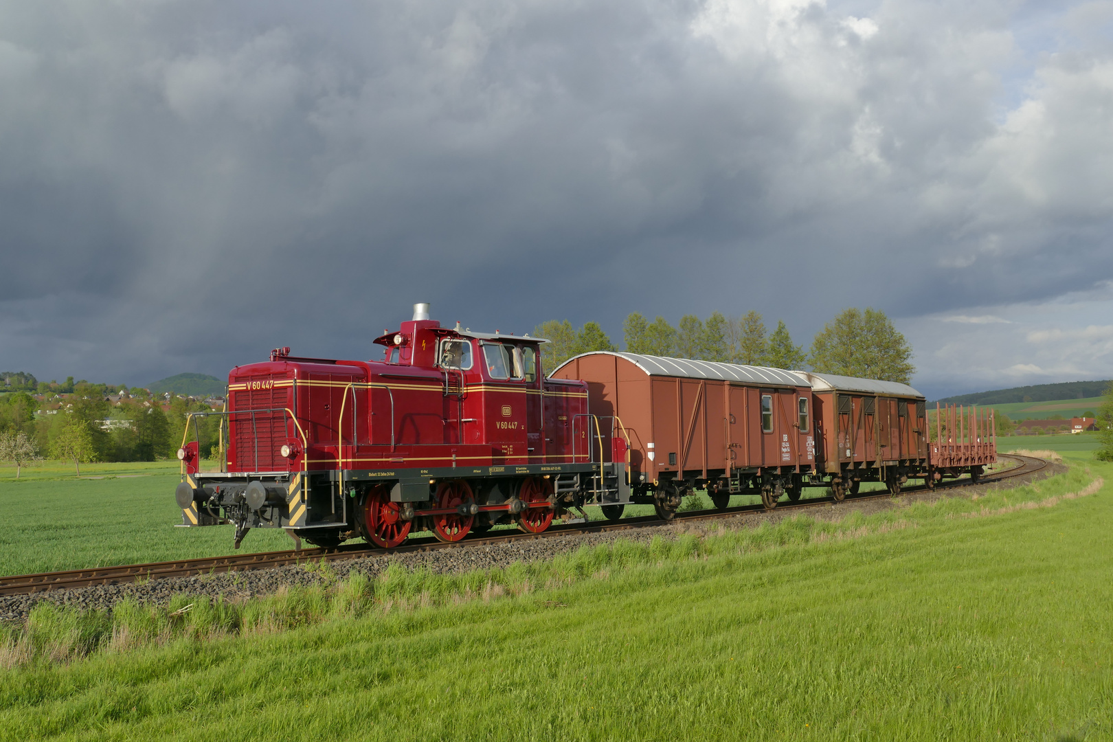 Rückfahrt nach Fladungen- zw. Ostheim und Nordheim-