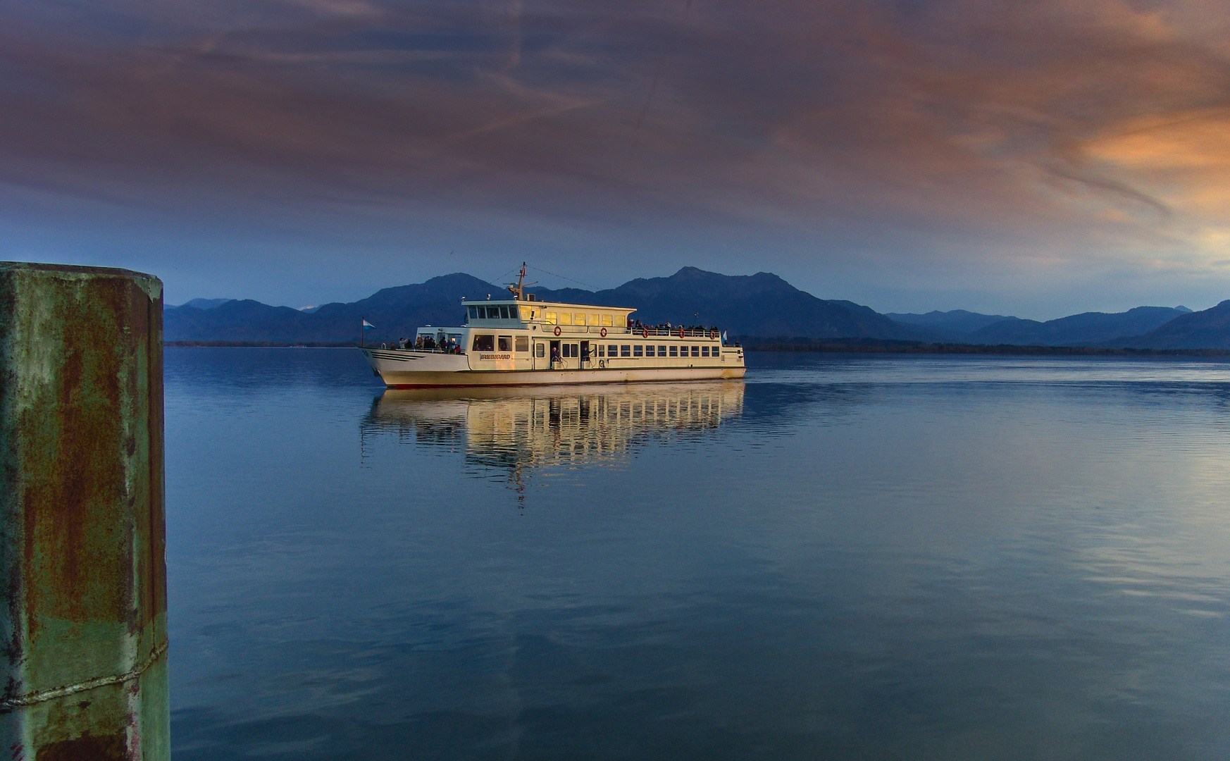 rueckfahrt nach gstad/chiemsee