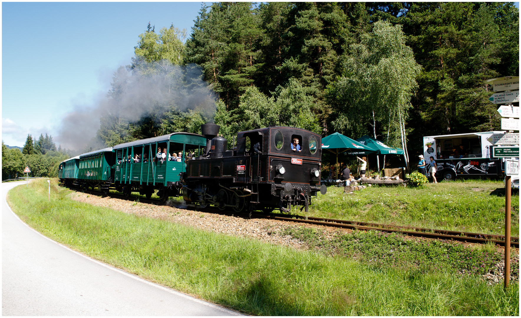 Rückfahrt von Lenora nach Volary