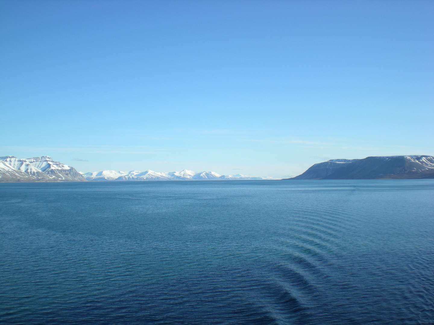 Rückfahrt von Spitzbergen