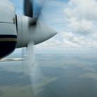 Rückflug über das Wattenmeer