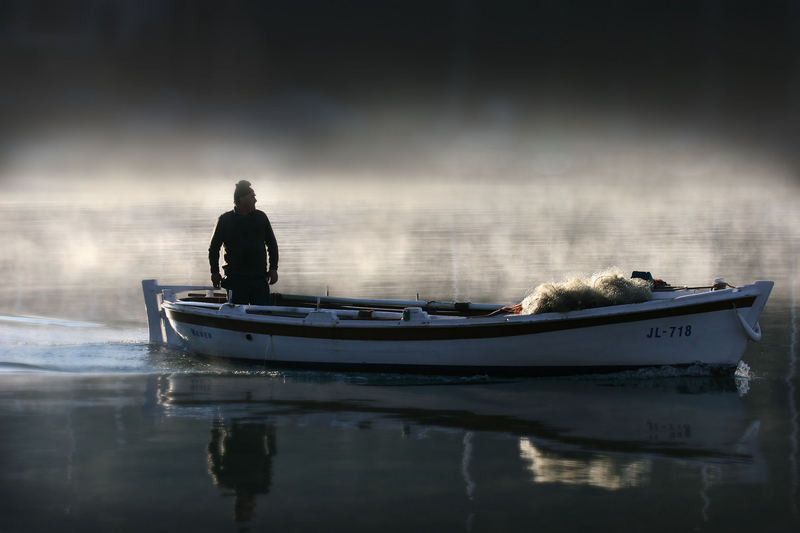 Rückkehr vom Fischfang