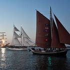 Rückkehr von der Abendfahrt zur Hanse Sail 2022