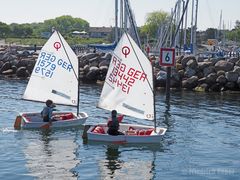 Rückkehr von der Opti-Regatta