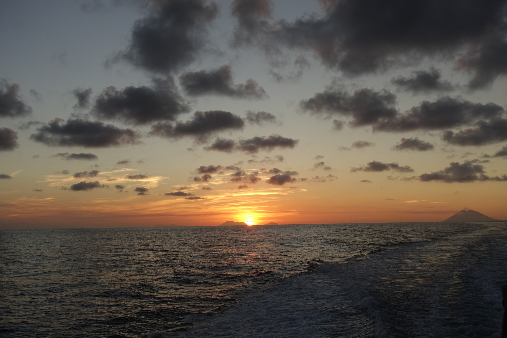 Rückkehr von Stromboli nach Tropea/Kalabrien/Süditalien