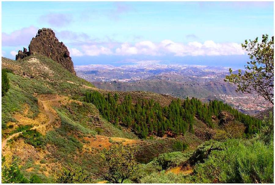 Rückseite Caldera de los Marteles 2 - Roque de Tenteniguada