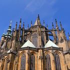 Rückseite des St. Veitsdom in Prag -