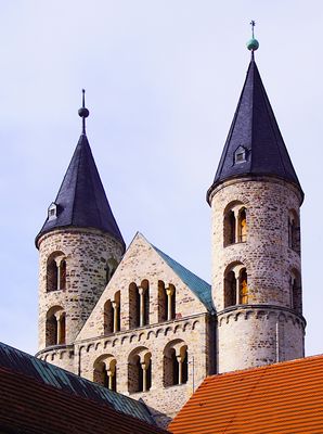 Rückseite des Westwerks