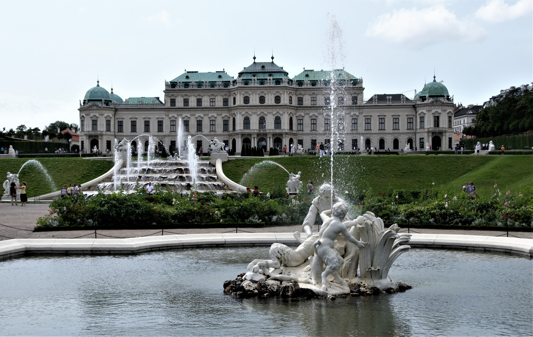 Rückseite Schloss Belvedere