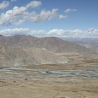 Rückseite vom Kloster Ganden in Tibet am Pilgerweg