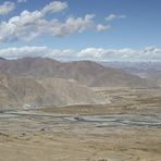 Rückseite vom Kloster Ganden in Tibet am Pilgerweg