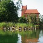 Rückseite Wasserschloß Trakai.