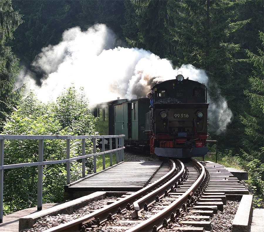 Rückwärts über die Brücke