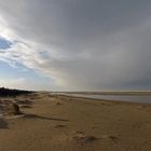 Rückweg am Strand