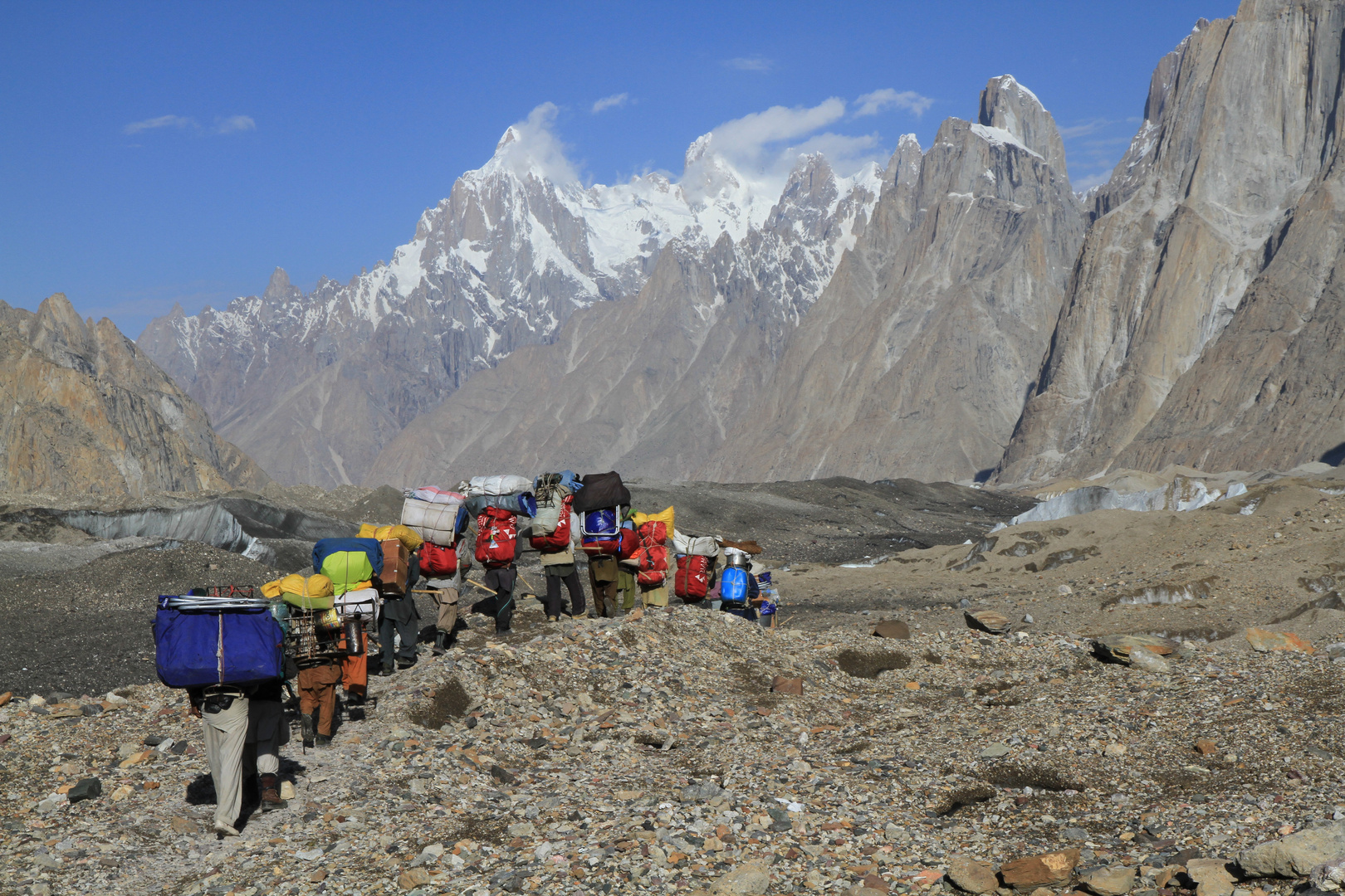 Rückweg vom K2 Basecamp