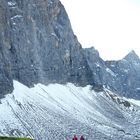 Rückweg von der Falkenhütt  zur Eng (großer Ahornboden) bei der Lalidererwand