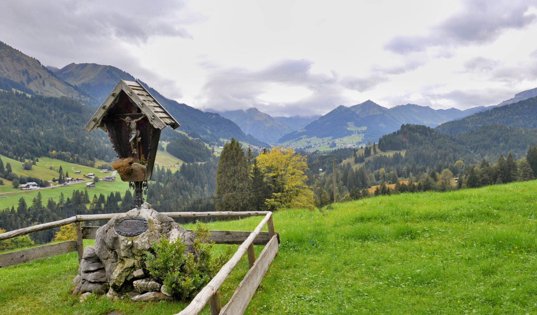 Rückweg zur Walserschanz