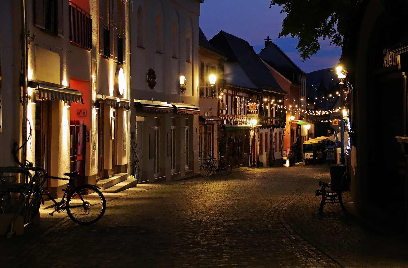 Rüdesheim bei Nacht