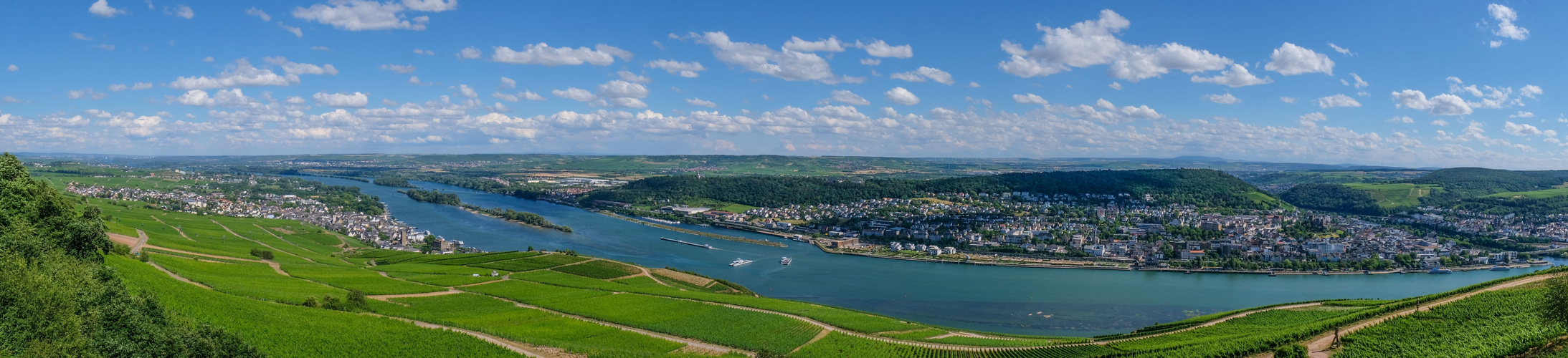 Rüdesheim und Bingen.