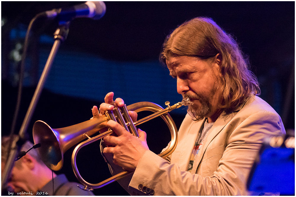 Rüdiger Baldauf on trumpet