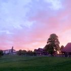 Rüeggisingen im Abendrot ...