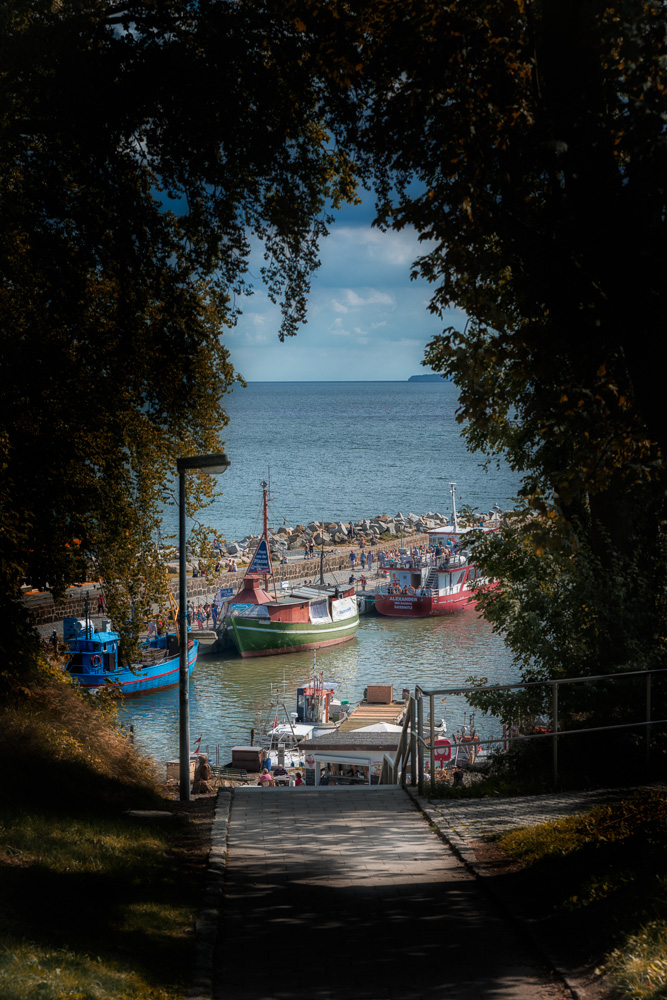 Rügen... #02 - Sassnitz, Blick auf den Hafen