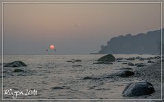 Rügen 2014 - Sonnenaufgang am Strand von Göhren