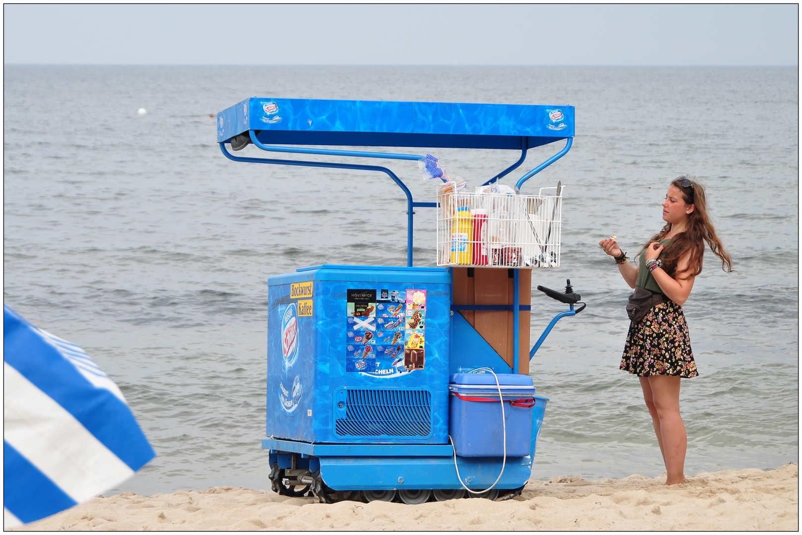 Rügen, am Strand bei Göhren