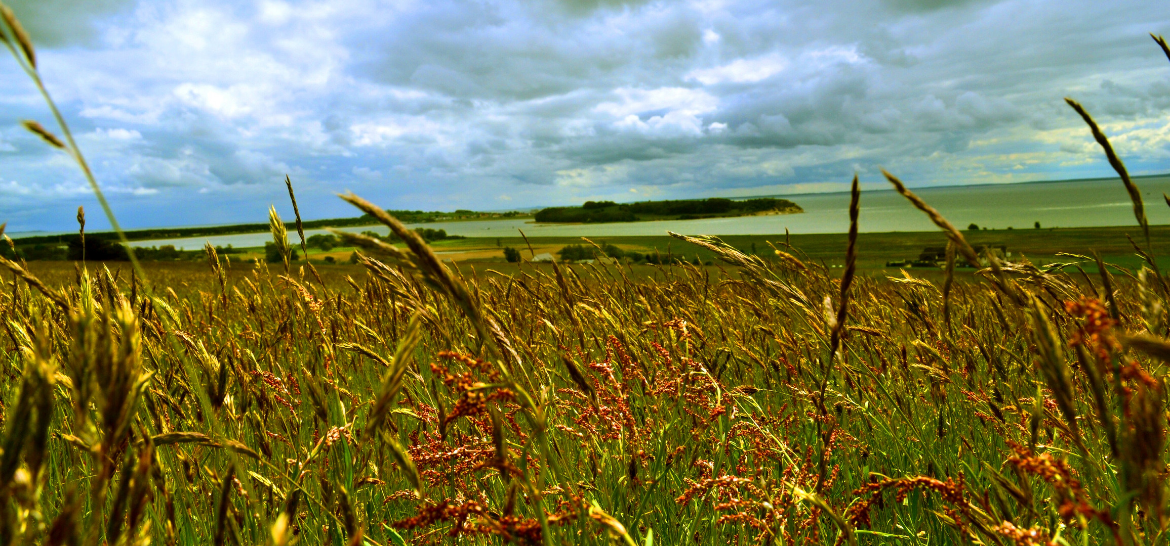 RÜGEN Ausblick auf Klein Zicker - Standort Groß Zicker