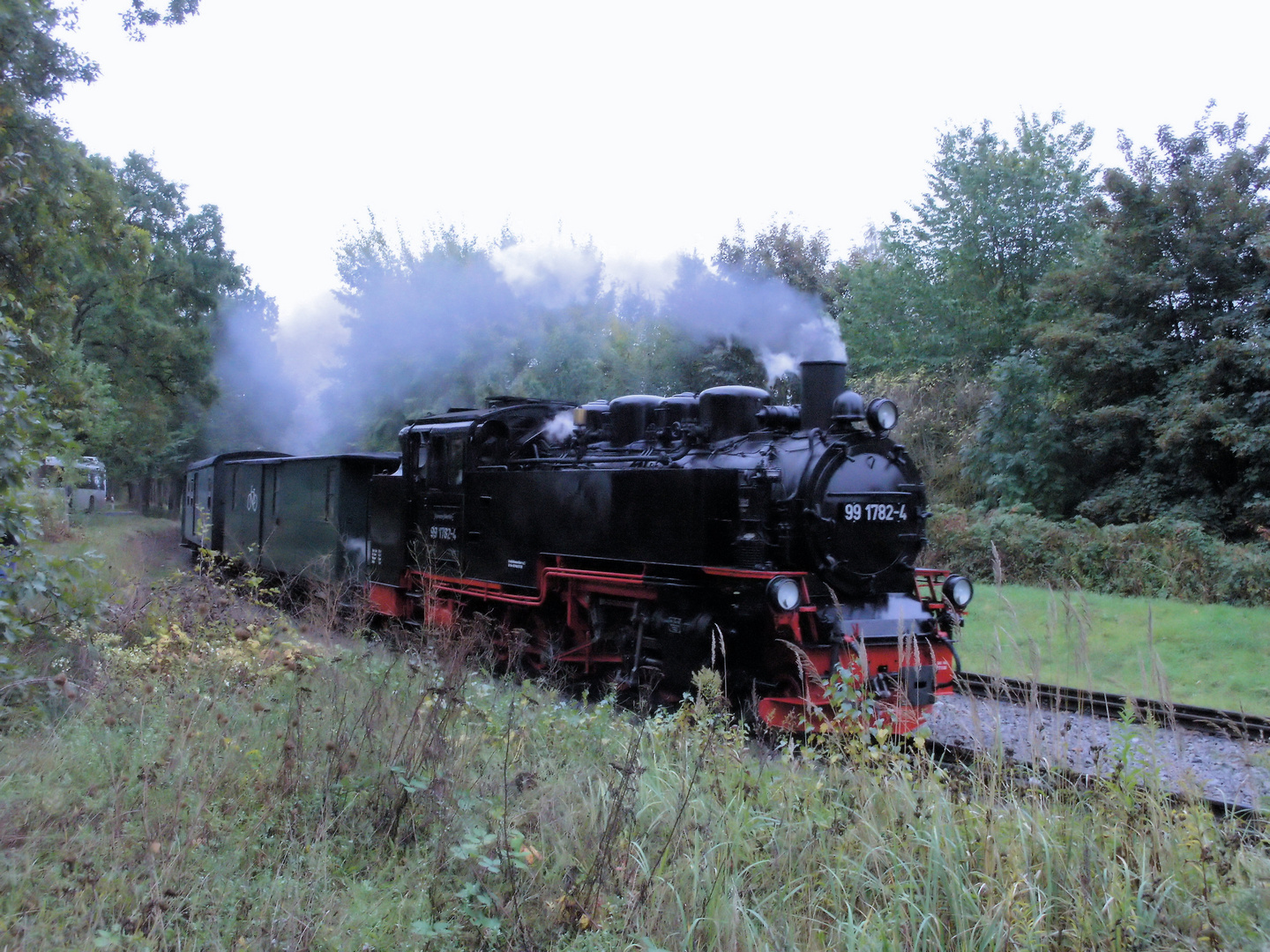 Rügen Dampfzug Oktober 2009 