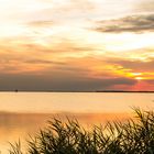 Rügen sagt Gute Nacht , Sonnenuntergang Suhrendorf