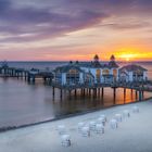 RÜGEN Seebrücke in Sellin zum Sonnenaufgang