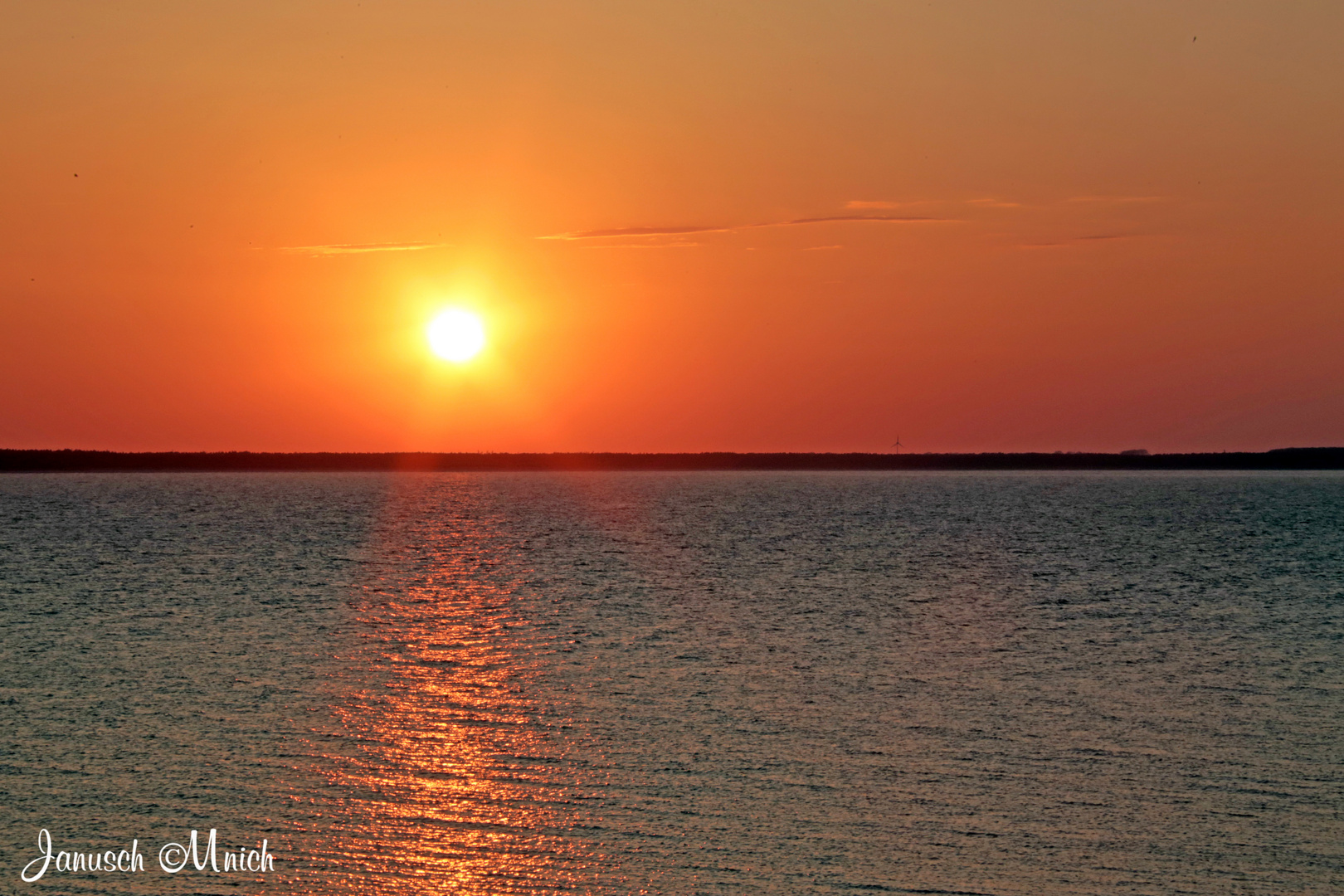 Rügen ; Sonnenutergang 