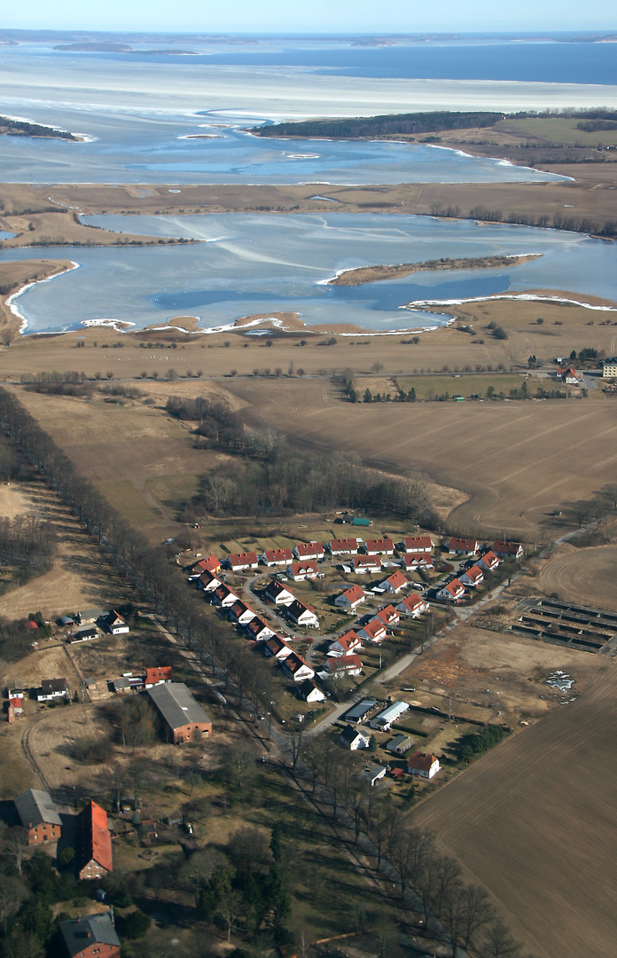 Rügen - Zudar - Losentitz - aus der Luft